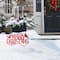 Glitzhome® 2ft. Merry Christmas Metal Yard Stake